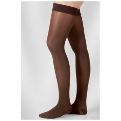 Bas de contention Femme Attractive classe 2 par Juzo - Coloris Moka - Bande décorée