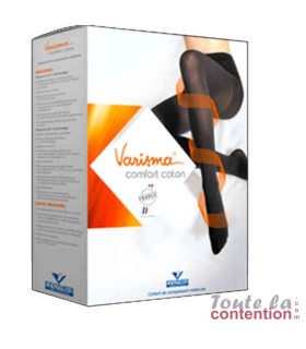 Collant de contention Femme Varisma Comfort Coton Classe 2 par Innothera - Coloris Noir - Packaging