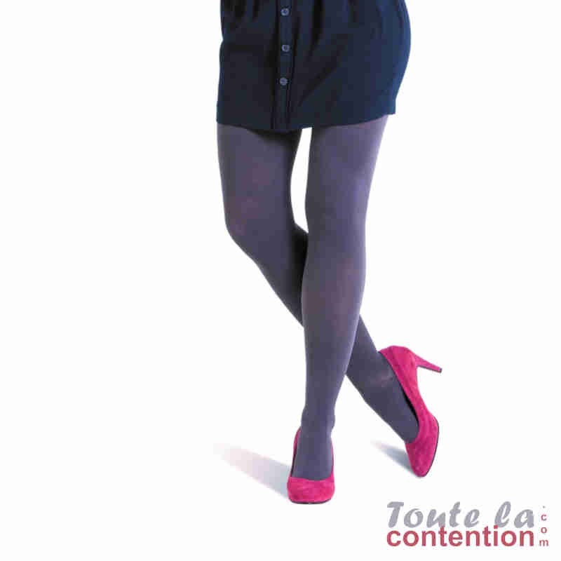 Collant de contention Femme Détente Classe 2 par Radiante - Coloris Ombre