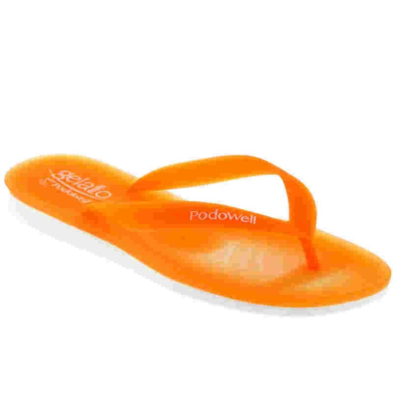 Tong Gelato Arcobaleno pour femme par Podowell. Coloris Orange Tong Gelato Arcobaleno pour femme par Podowell. Coloris Orange