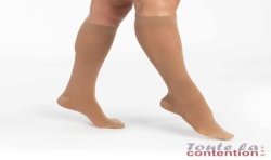 Chaussettes de contention Femme Essentiel Semi-Transparent classe 2 par Sigvaris - Coloris Epice
