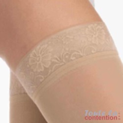 Bas de contention Femme Essentiel Semi-Transparent classe 2 par Sigvaris - Coloris Naturel - Zoom