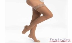 Bas de contention Femme Essentiel Semi-Transparent classe 2 par Sigvaris - Coloris Epice