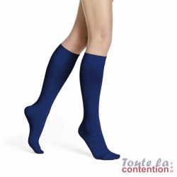 Chaussettes de contention Femme Styles Opaque classe 2 par Sigvaris - Coloris Bleu Marine