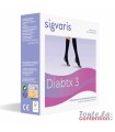 Chaussettes de contention Femme diabétique Diabtx3 Classe 3 par Sigvaris - Packaging