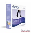 Chaussettes de contention Homme diabétique Diabtx3 Classe 3 par Sigvaris - Packaging