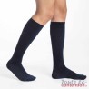 Chaussettes de contention Homme Essentiel Microfibre classe 2 par Sigvaris - Coloris Marine