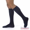 Chaussettes de contention Homme Essentiel Coton classe 2 par Sigvaris - Coloris Marine