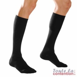 Chaussettes de contention Homme Essentiel Coton classe 2 par Sigvaris - Coloris Noir