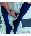 Chaussettes de contention Homme Essentiel Coton classe 2 par Sigvaris - Coloris Marine - Photo