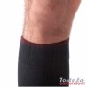 Chaussettes de contention Homme Styles Colors classe 2 par Sigvaris - Coloris Noir et Aubergine - Revers