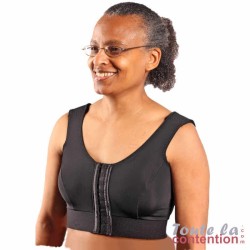 Brassière de compression Comprevest de Sigvaris - Coloris Noir