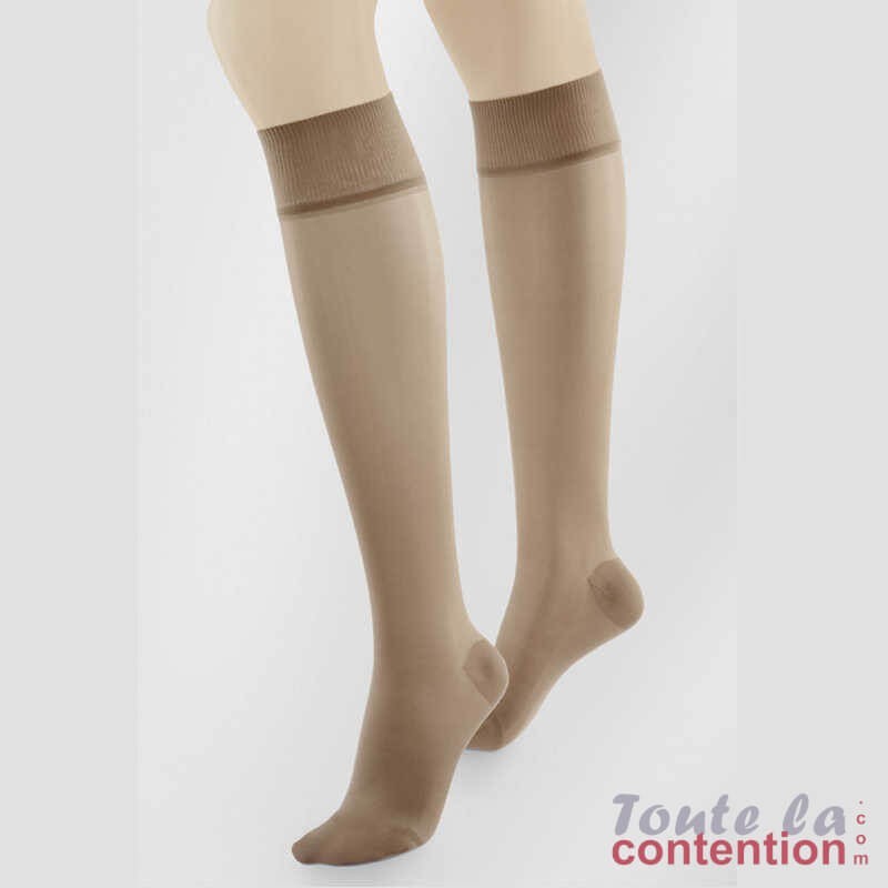 Chaussettes de maintien Femme Compressana Calypso 70 par Juzo - Coloris Fumé Chaussettes de maintien Femme Compressana Calypso 70 par Juzo - Coloris Fumé