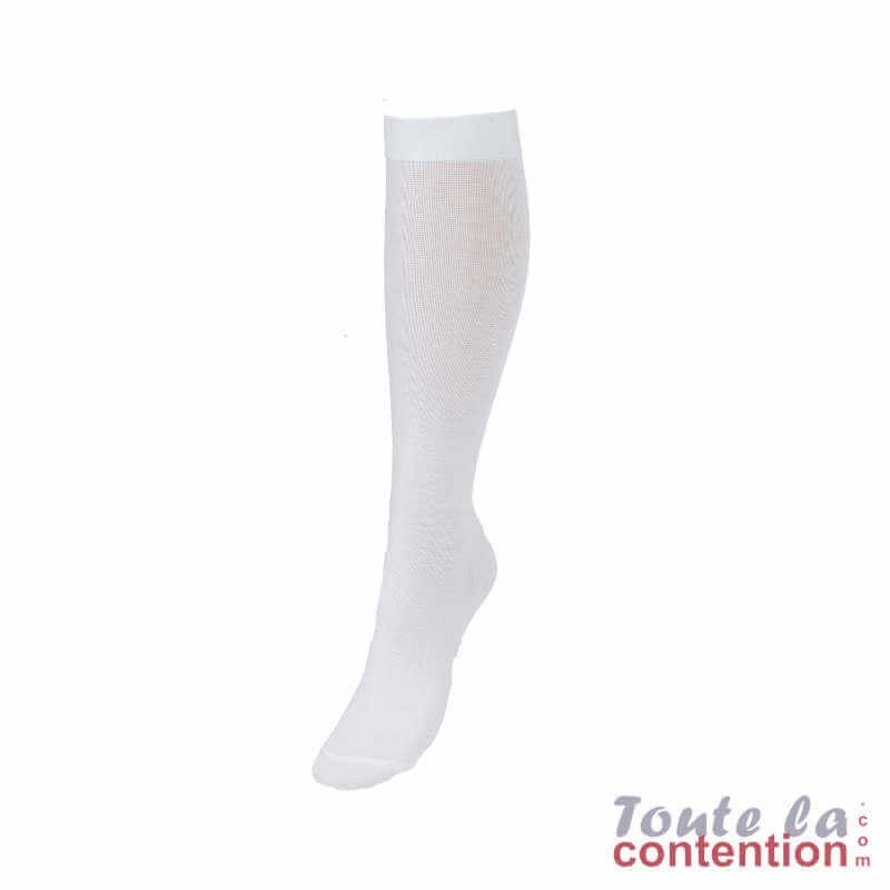 Chaussettes de maintien Compressana Twist 2015 par Juzo - Coloris Blanc Chaussettes de maintien Compressana Twist 2015 par Juzo - Coloris Blanc