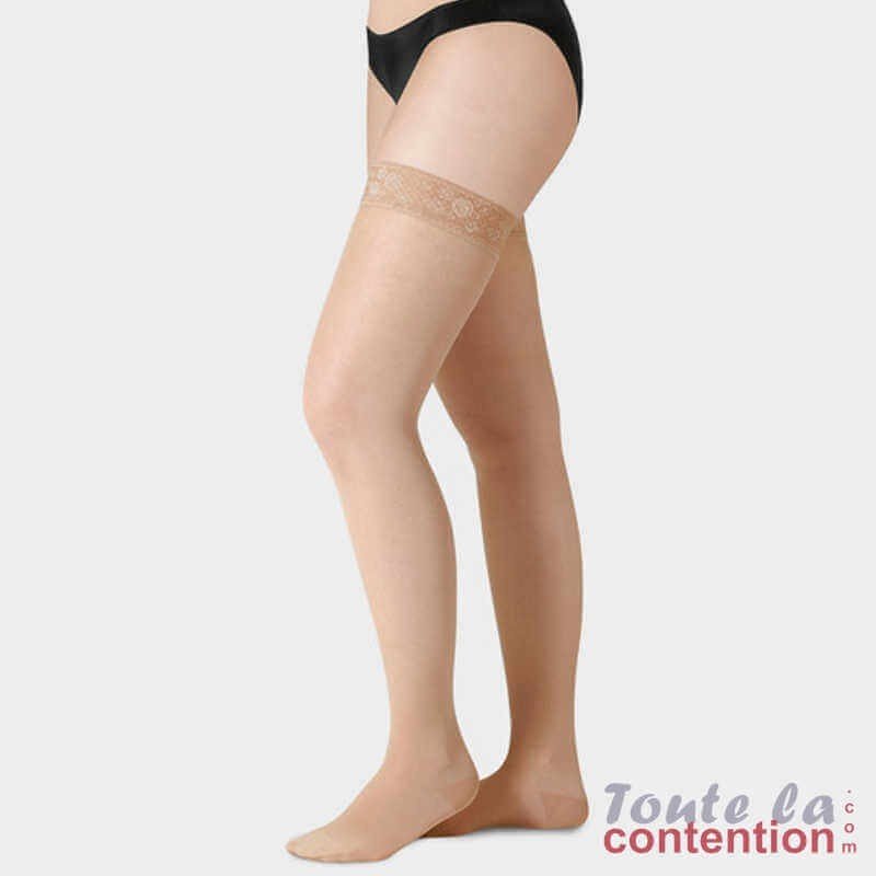 Bas de contention Femme Fascination classe 3 par Juzo - Coloris Beige Naturel