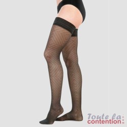 Bas de contention Femme Fascination Motif Losange classe 2 par Juzo