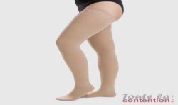 Bas de contention Femme Soft classe 3 par Juzo - Coloris Cannelle