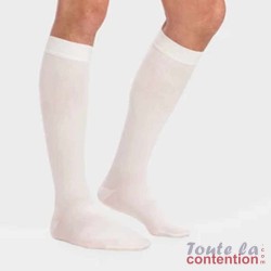 Chaussettes de contention Homme Juzo Confort Activ en classe 3 - Coloris Blanc
