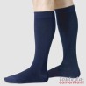 Chaussettes de contention Homme Juzo Confort Coton en classe 3 - Coloris Marine