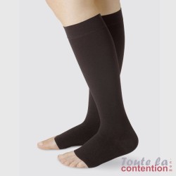 Chaussettes de contention Femme Dynamic classe 3 par Juzo - Pied Ouvert