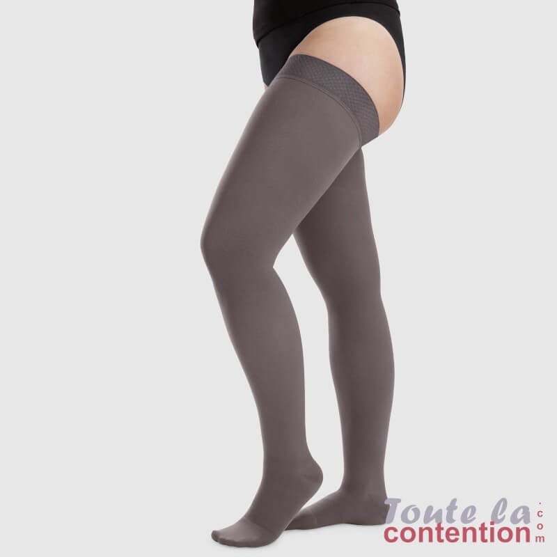 Bas de contention Femme Dynamic classe 2 par Juzo - Coloris Gris