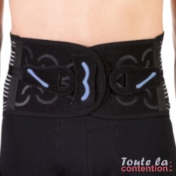 Ceinture lombaire LumboIntense Mobilis par Sigvaris - Vue de face - Zoom