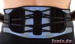 Ceinture lombaire LumboIntense Mobilis par Sigvaris - Vue de dos - Zoom