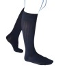 Chaussettes de contention Venoflex City Confort Coton Classe 2 par Thuasne - Coloris Bleu Navy - Vue de côté