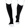 Chaussettes de contention Homme Venoflex Élégance Classe 3 par Thuasne - Coloris Noir - Pieds Ouverts - Face