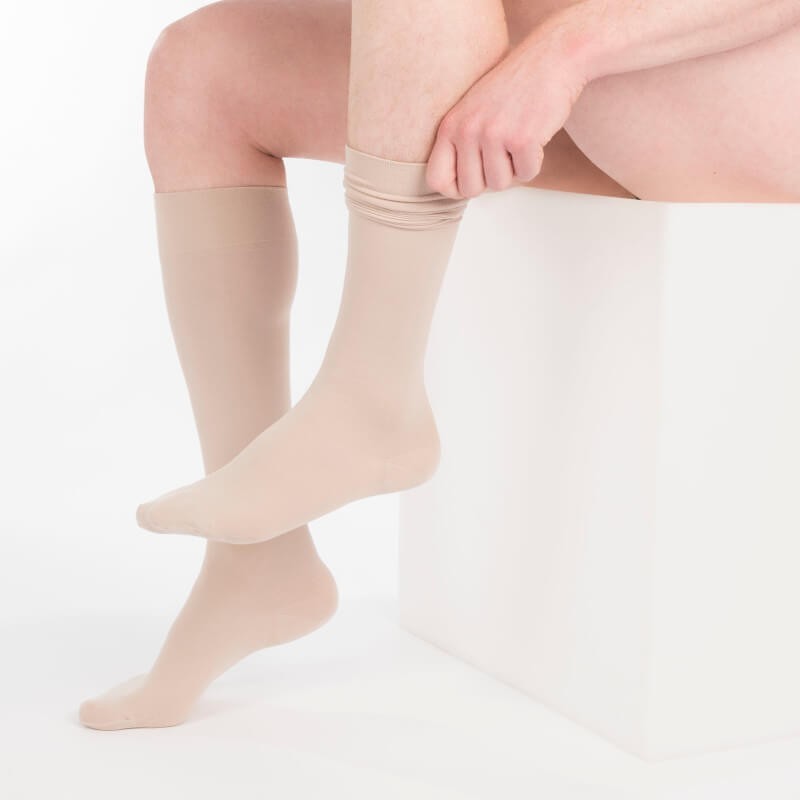 Chaussettes de contention Homme Actys 20 par Innothera - Coloris Beige