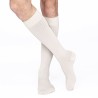Chaussettes de contention Homme Styl'Coton Fine Jarfix Classe 2 par Radiante - Coloris Ecru