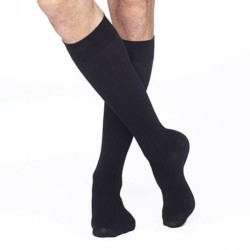 Chaussettes de contention Homme Styl'Coton Fine Jarfix Classe 2 par Radiante - Coloris Noir