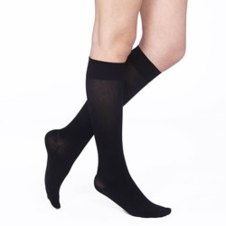 Chaussettes de contention Femme 93 Coton Classe 3 par Radiante - Coloris Noir