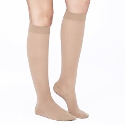 Chaussettes de contention Femme Microvoile Jarfix Classe 3 par Radiante - Coloris Naturel