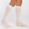 Chaussettes de contention Homme Active Coton Bio par Sigvaris - Coloris Beige