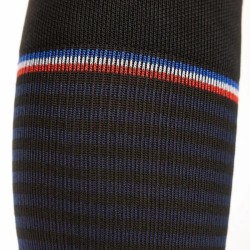 Chaussettes de contention Marinière pour homme de Sigvaris - Coloris Martine / Noir - Zoom