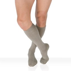 Chaussettes de contention Homme Legger Casual Coton de classe 2 par Innothera - Coloris Beige chiné