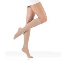 Chaussettes de contention Femme Smartleg  Semi-Transparent Classe 2 par Innothera - Coloris Lumineuse (Beige Doré)