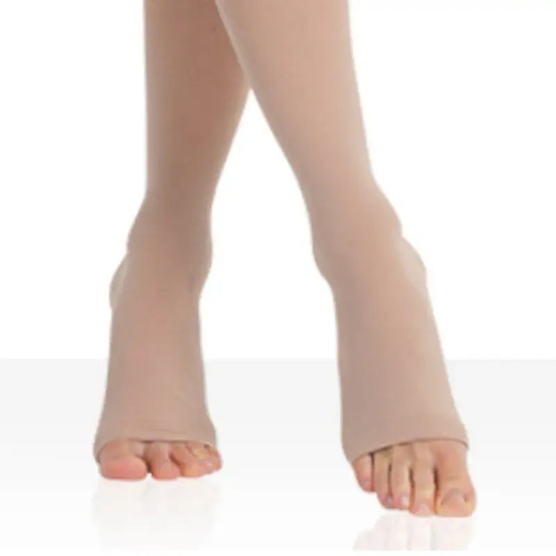 Chaussettes de contention Femme Smartleg Semi-Transparent Innothera - Coloris Lumineuse (Beige doré) pieds ouverts Chaussettes de contention Femme Smartleg Semi-Transparent Innothera - Coloris Lumineuse (Beige doré) pieds ouverts