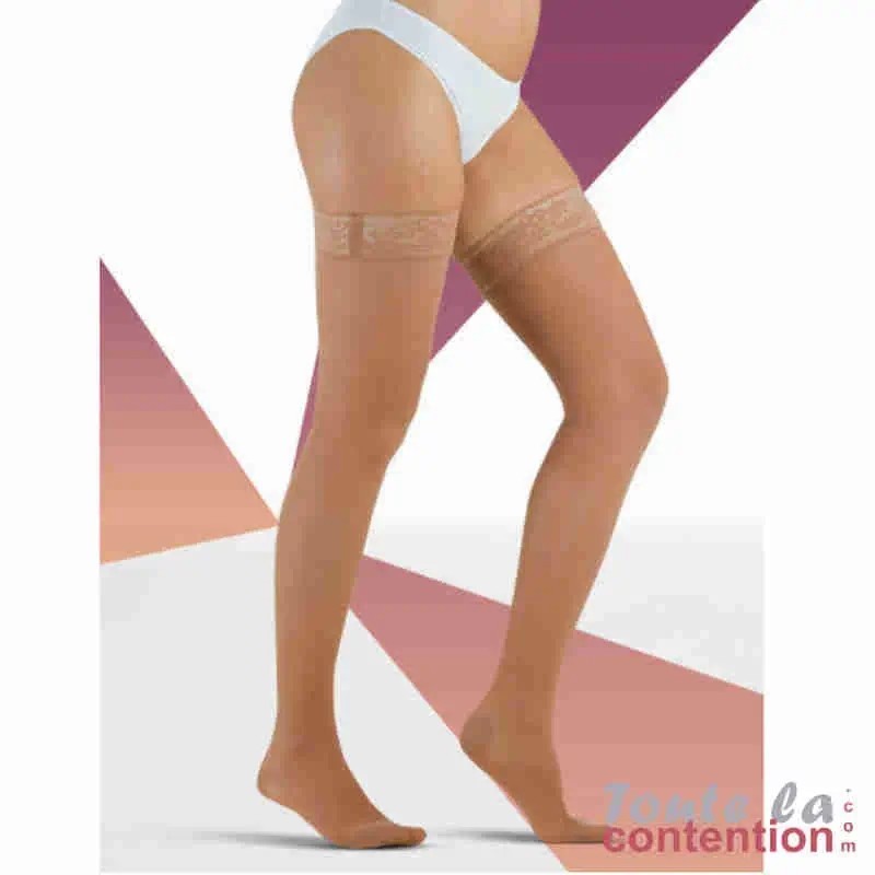 Bas de contention Femme Smartleg Transparent Classe 2 par Innothera - Coloris Radieuse Beige rosé moyen