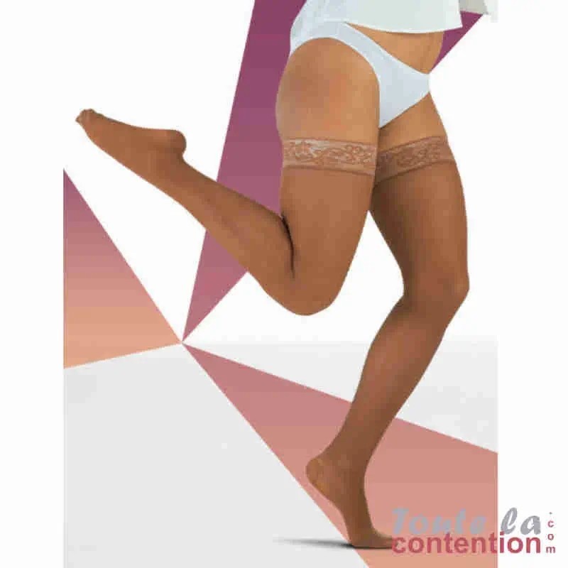 Bas de contention Femme Smartleg Transparent Classe 2 par Innothera - Coloris Fabuleuse Beige rosé très foncé