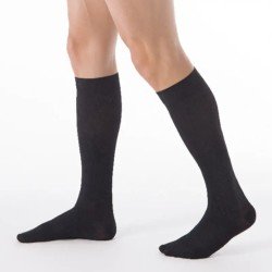 Chaussettes de contention Homme Dynaven Reflex Fin Classe 3 par Sigvaris - Coloris Noir