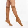 Chaussettes de contention Femme Dynaven Transparent Classe 2 par Sigvaris - Coloris Beige Foncé