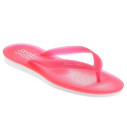 Tong Gelato Arcobaleno Femme par Podowell - Coloris Fuchsia - Vue de gauche