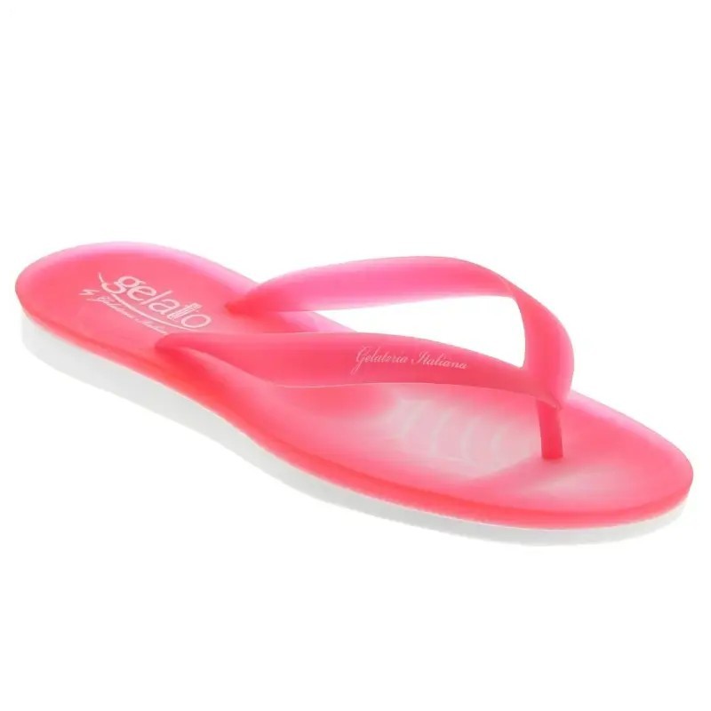 Tong Gelato Arcobaleno Femme par Podowell - Coloris Fuchsia - Vue de gauche