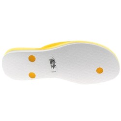 Tong Gelato Arcobaleno Femme par Podowell - Coloris Jaune - Vue de dessous