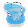 Tong Gelato Arcobaleno pour femme par Podowell. Coloris Ciel fleuri - Vue arrière