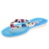 Tong Gelato Arcobaleno pour femme par Podowell. Coloris Ciel fleuri - Vue de gauche