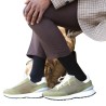 Chaussettes de contention Homme Venoflex Fast Laine Classe 2 par Thuasne - Coloris Torsades Noir - Vue Profil