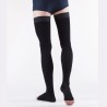 Bas de contention Venoflex City Confort Coton Classe 3 par Thuasne en pieds ouverts - Coloris Noir - Vue arrière